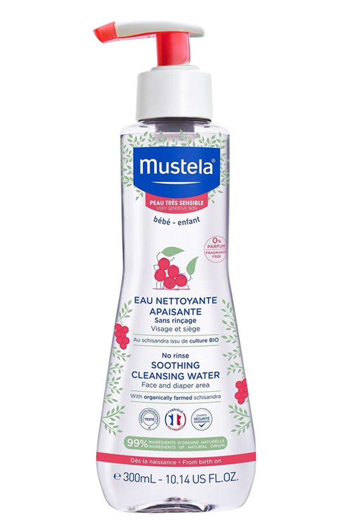 MUSTELAMustela Soothing Cleansing Water Çok Hassas Cilt Temizleme Sıvısı 300 ml3504105036447
