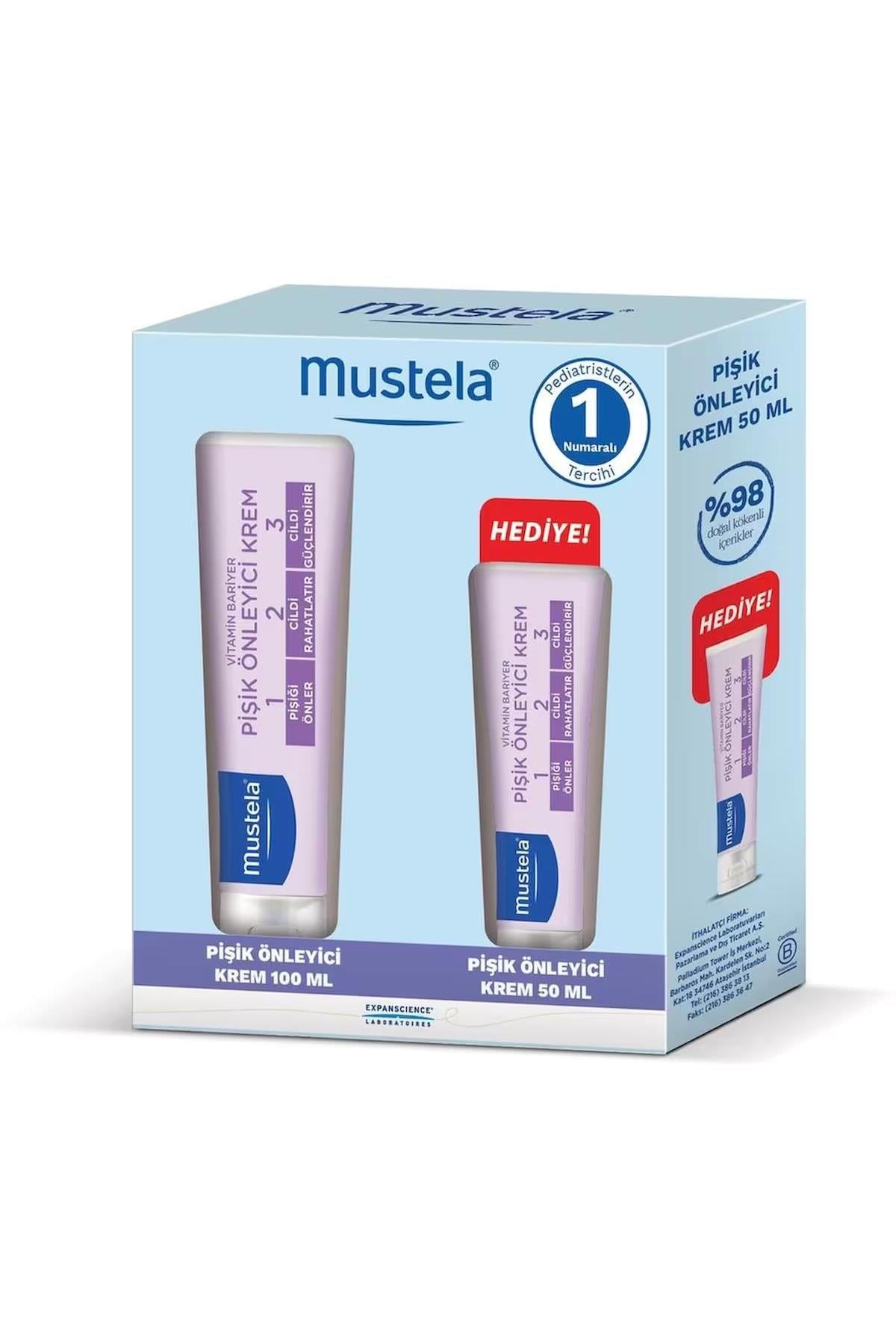MUSTELAMustela Vitamin Barrier 1.2.3 Pişik Kremi 100 ml+50 ml3504105035129