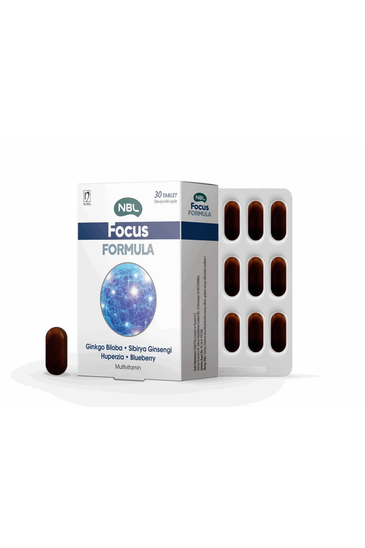 NBLNBL Focus Formula 30 Tablet8699540025936