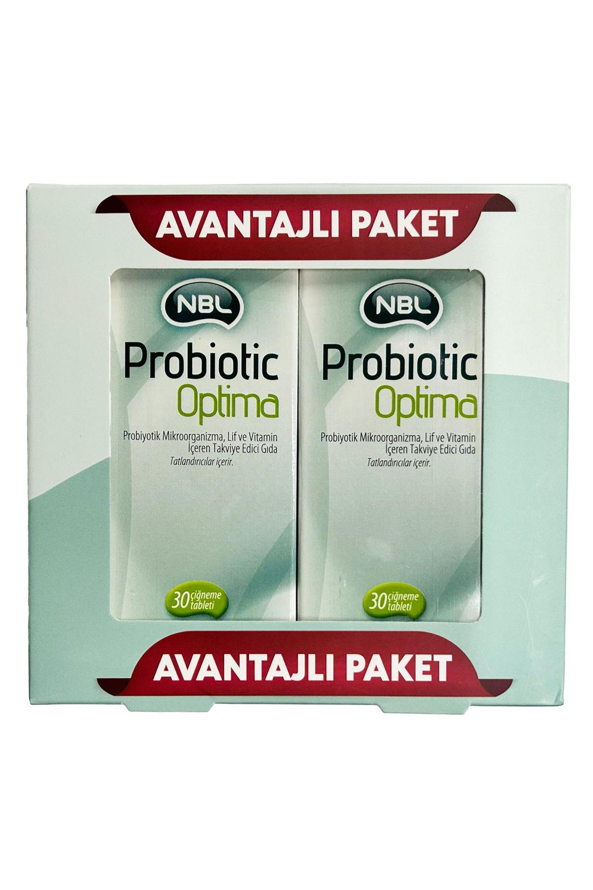 NBLNBL Probiotic Optima 30 Çiğneme Tableti İkili Avantaj Paketi8699540040632