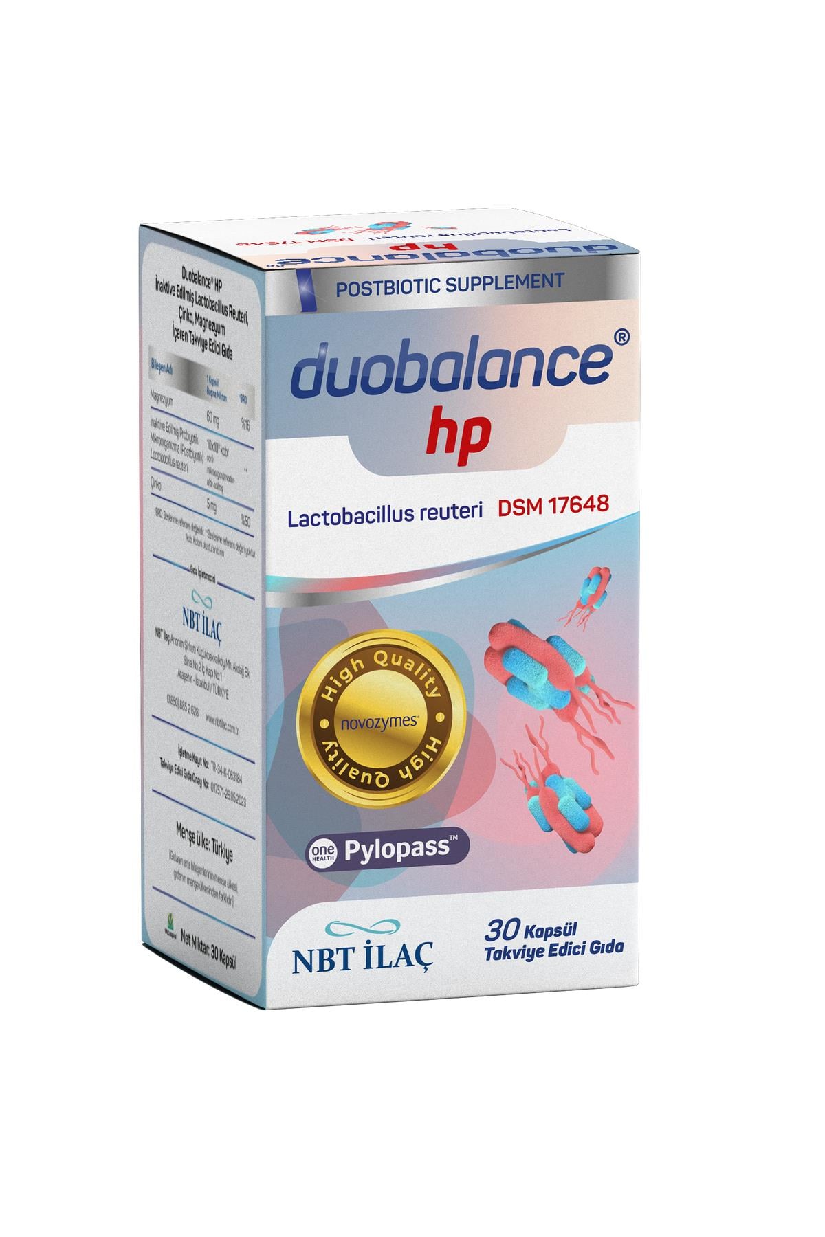 NBT İlaçNbt Life Duobalance HP 30 Kapsül8680645530944