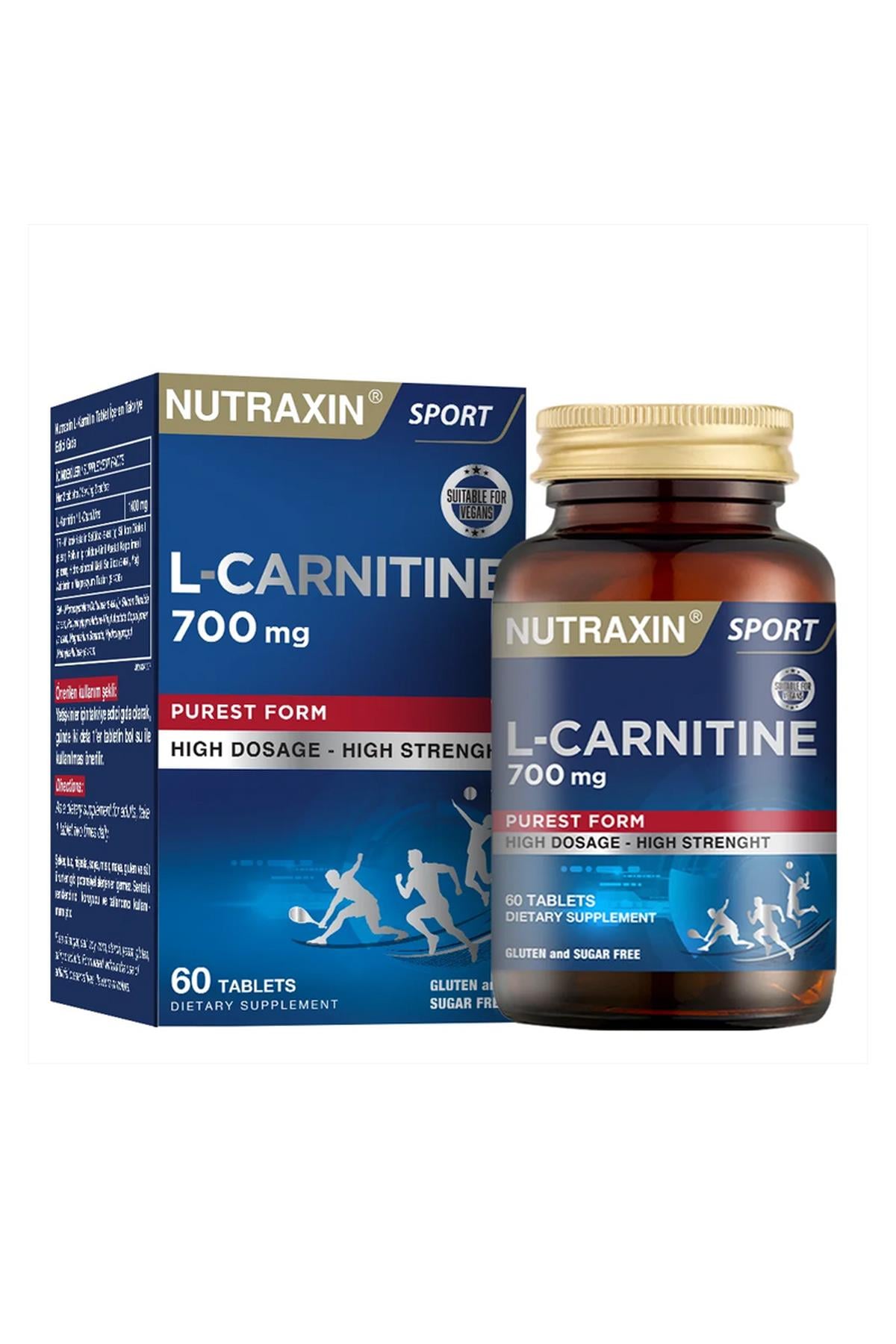 NUTRAXİNNutraxin l-Carnitine 60 Kapsül8697432095616