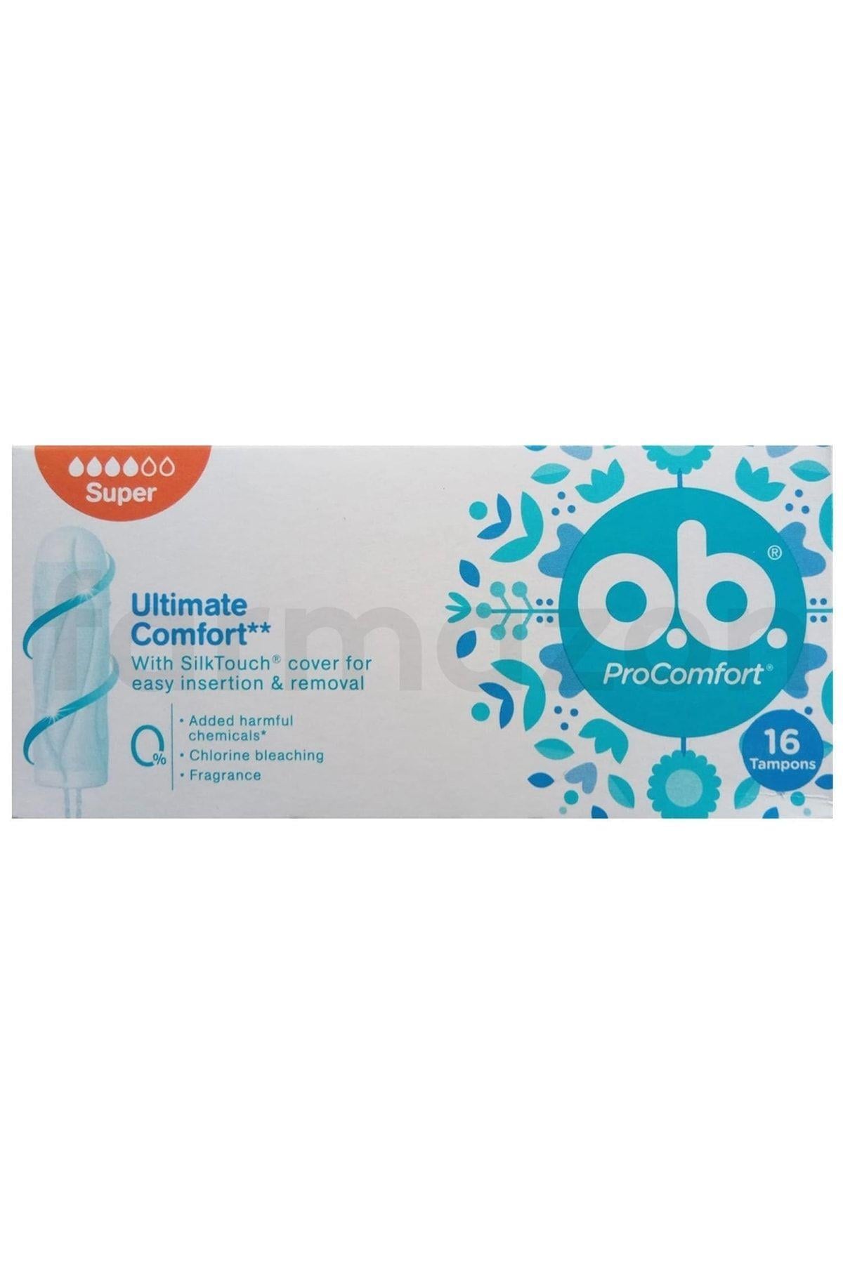 O.B.O.b Pro Ultimate Comfort Super Tampon 16'lı3574661627816