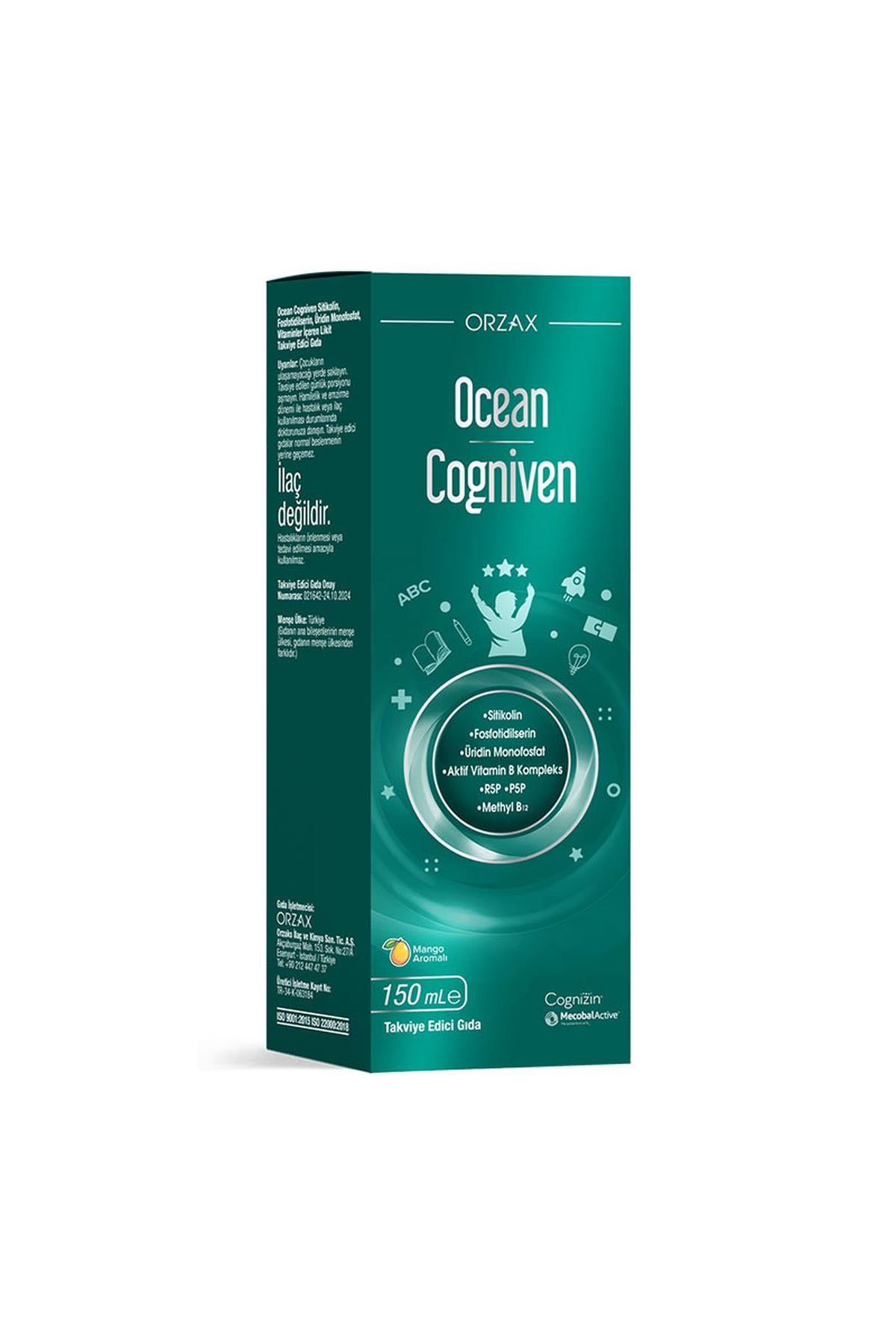 OCEANOcean Cogniven Mango Aromalı Takviye Edici Gıda 150 ml8697595874004
