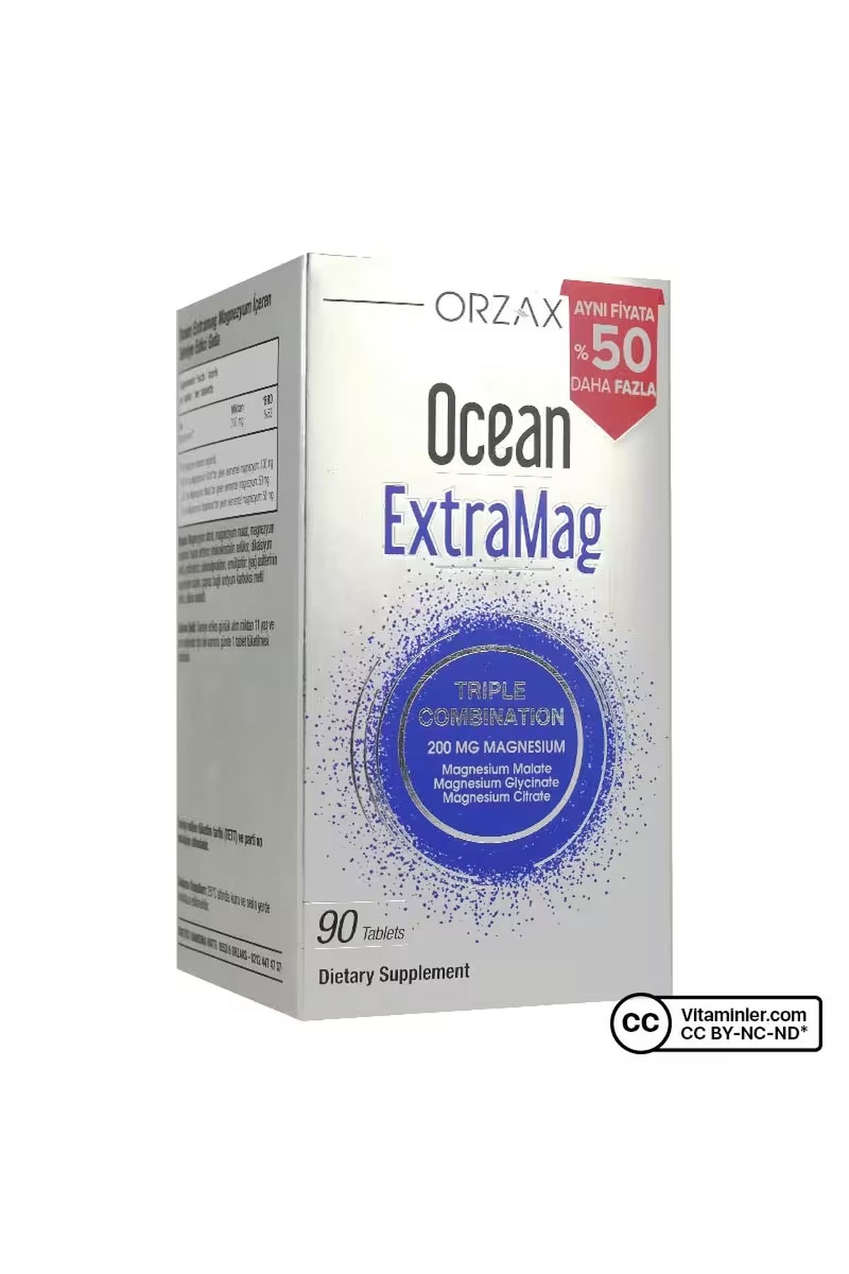 OCEANOcean ExtraMag Magnezyum 90 Tablet8697595873526