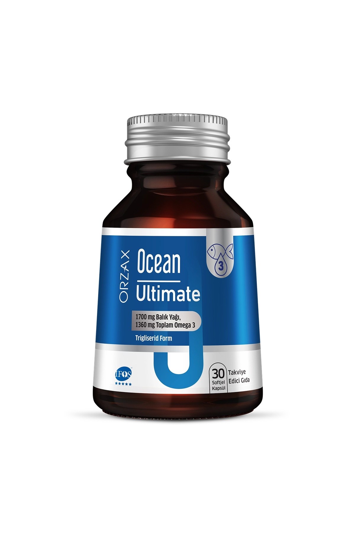 OCEANOcean Ultimate 1200 Mg Balık Yağı 30 Kapsül8697595871430