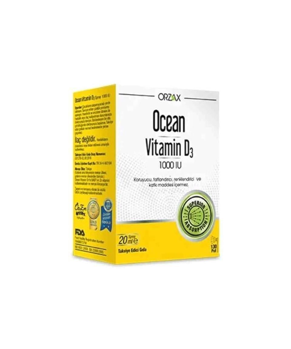 Ocean Vitamin D3 1000 IU Sprey 20 Ml