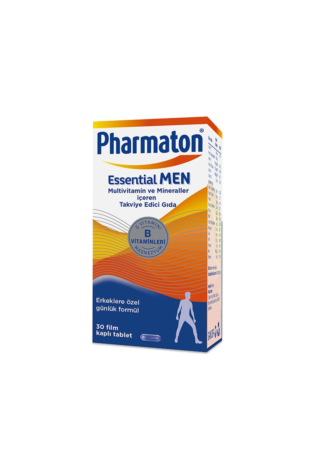 SanofiPharmaton Essential Men Takviye Edici Gıda 30 Tablet8683060090154