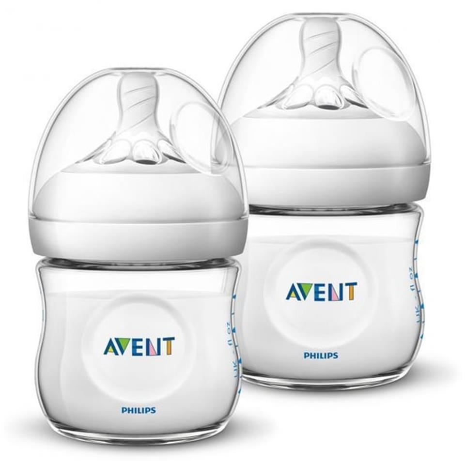 PHILIPS AVENTPhilips Avent Natural PP Biberon 125ml 4oz 2'li Yenidoğan Akışlı Emzkli 0+Ay SCF030/278710103875710