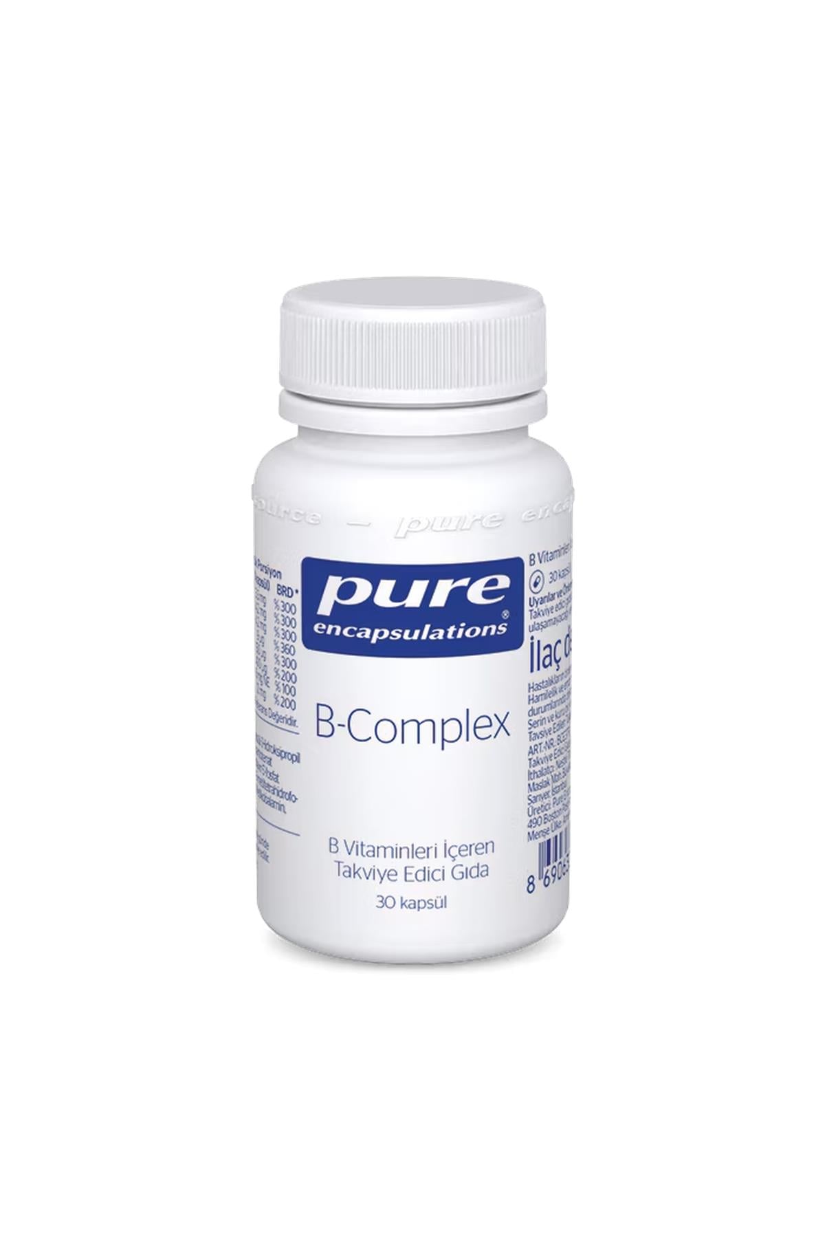 Pure EncapsulationsPure Encapsulations B-Complex 30 Kapsül8690632993270