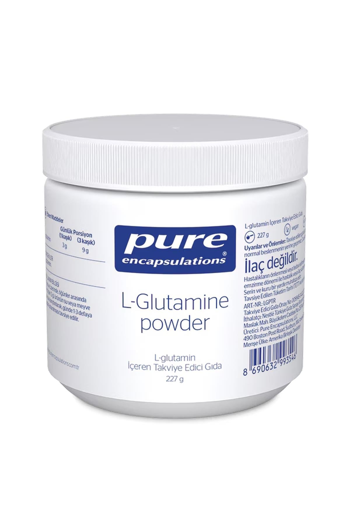 Pure EncapsulationsPure Encapsulations L-Glutamine Powder 227 gr8690632993546