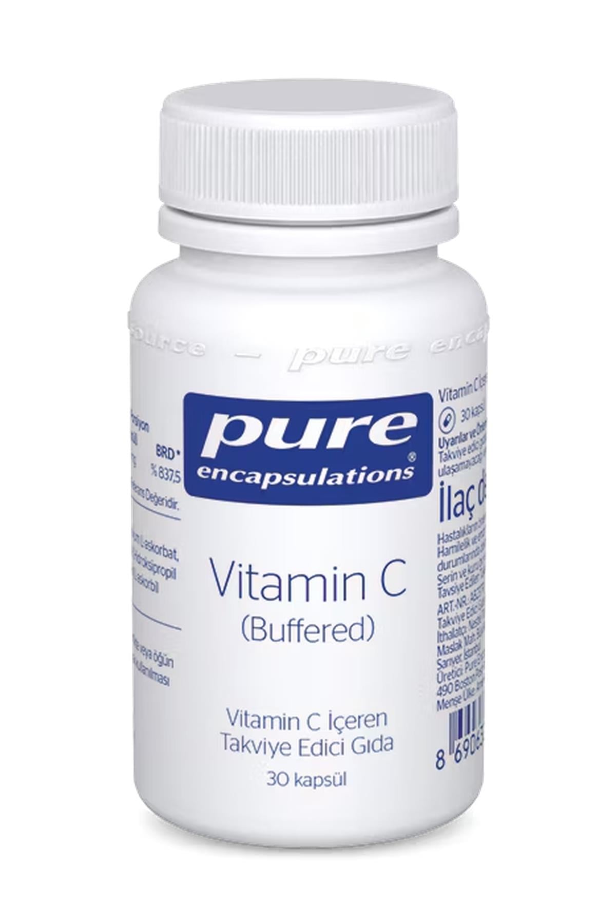 Pure EncapsulationsPure Encapsulations Vitamin C Buffered 30 Kapsül8690632993416