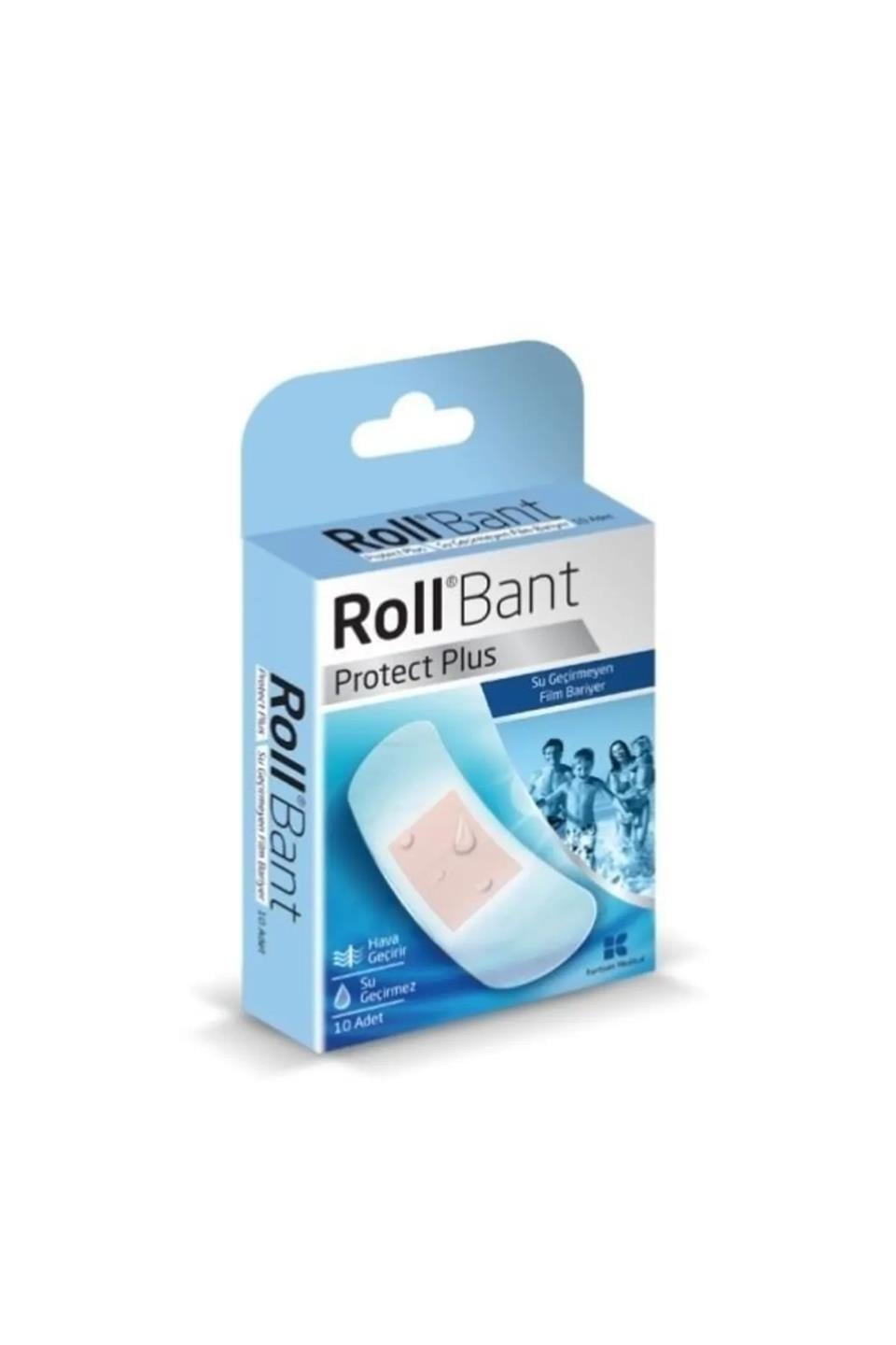 Roll Bant Protect Plus Su Geçirmez Yara Bandı 10lu