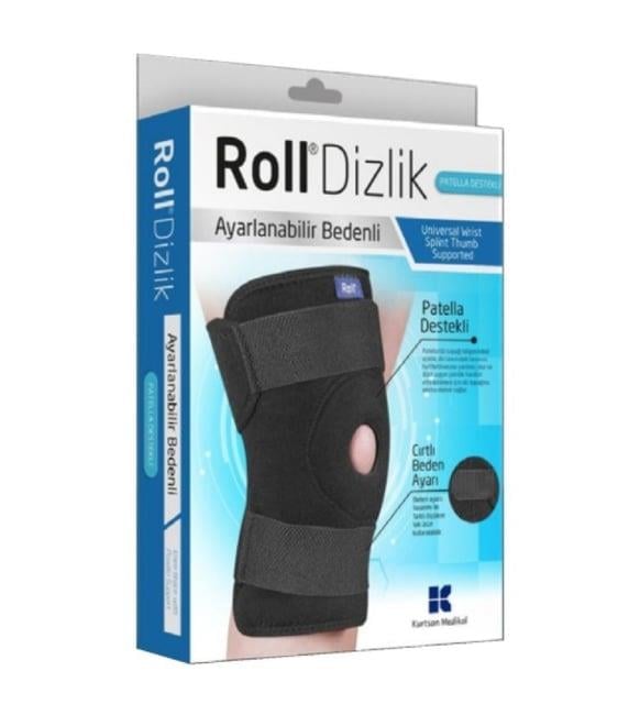 KURTSAN MEDİKALRoll Dizlik Patella Destekli - Ayralanabilir Bedenli8699592821258