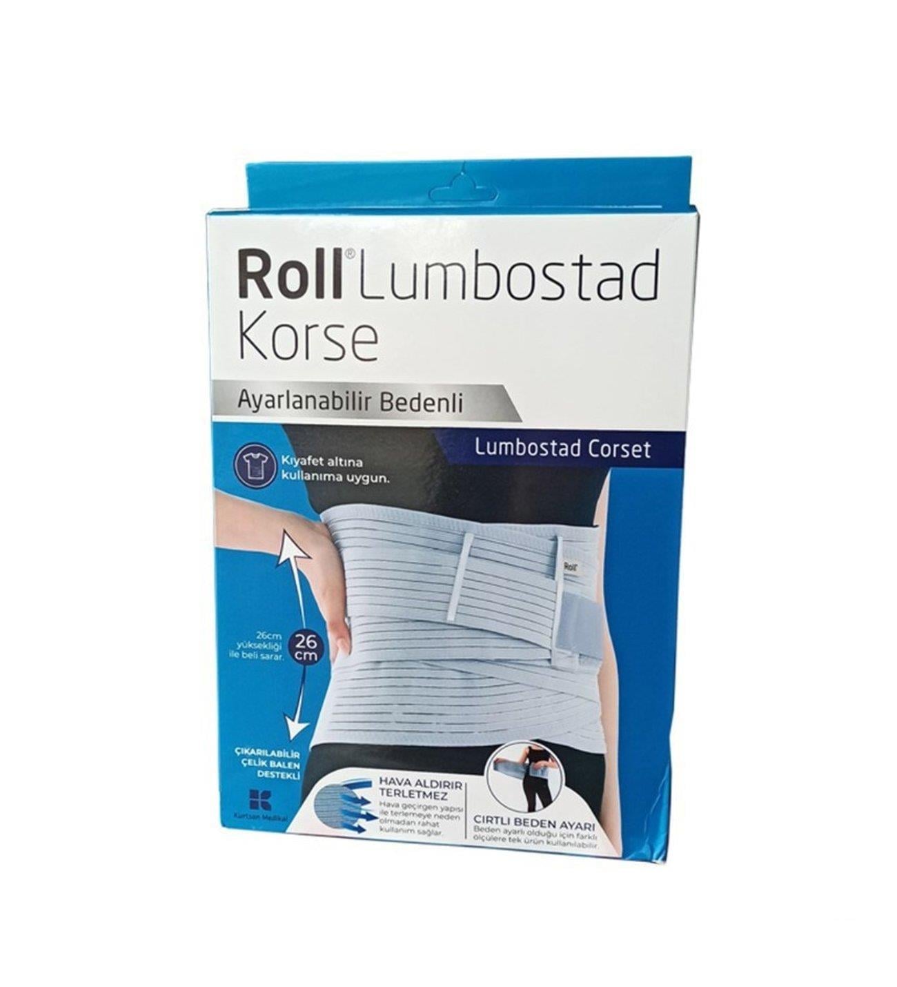KURTSAN MEDİKALRoll Lumbostad Korse Ayarlanabilir Bedenli8699592822118