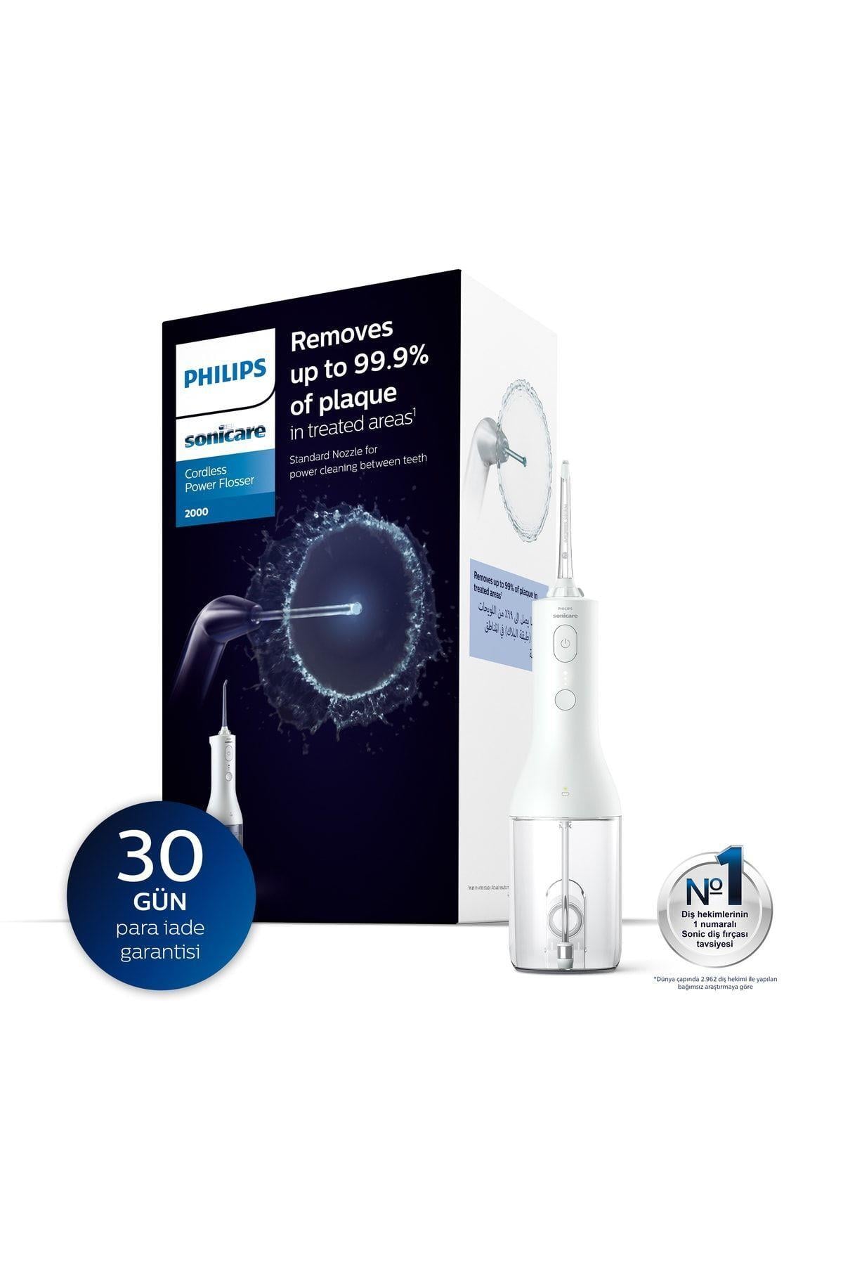 PhilipsŞarj Edilebilir Diş Fırçası Şarjlı Diş Arası Temizleyicisi – Power Flosser 2000 455Wseri8710103992943