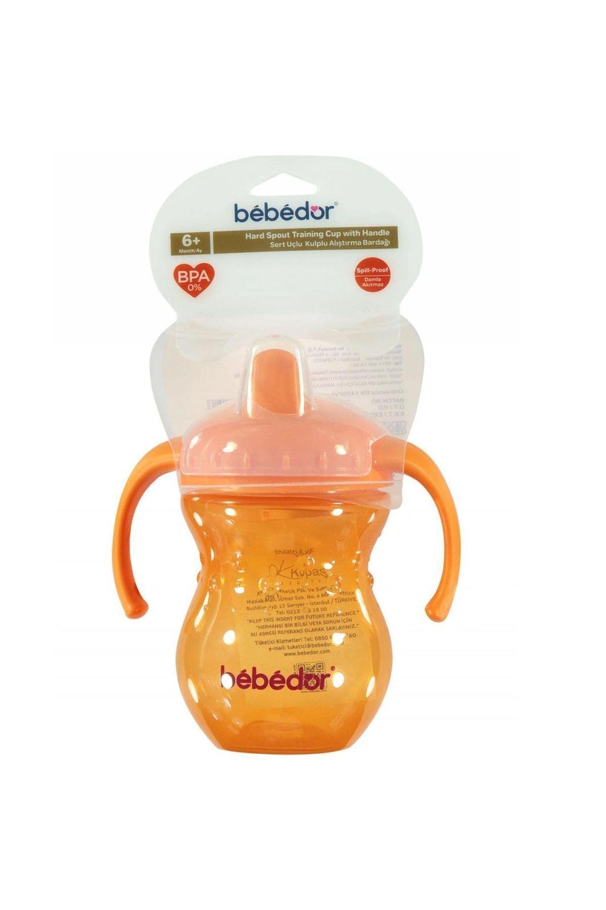 BebedorSert Uçlu 6 Ay Kulplu Alıştırma Bardağı 270 ml8690605069315
