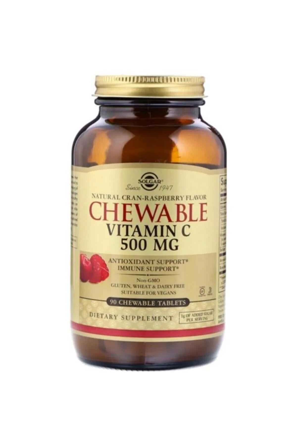 SOLGARSolgar Chewable C Vitamini 500 Mg 90 Tablet033984004085