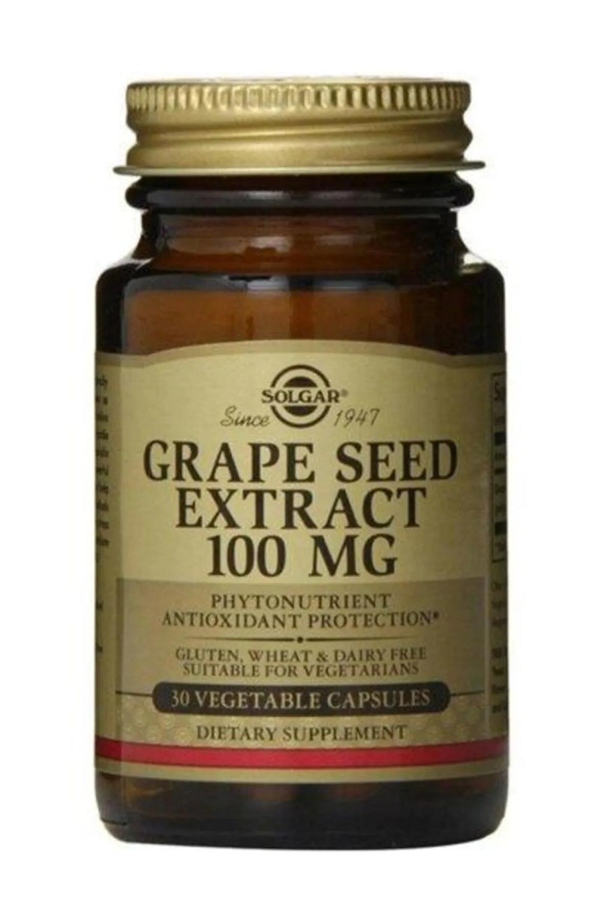 SOLGARSolgar Grape Seed Extract 100 Mg 30 Kapsül033984013551