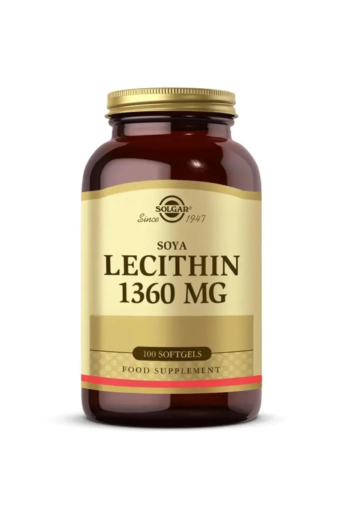SOLGARSolgar Soya Lecithin 1360 Mg 100 Kapsül033984015401