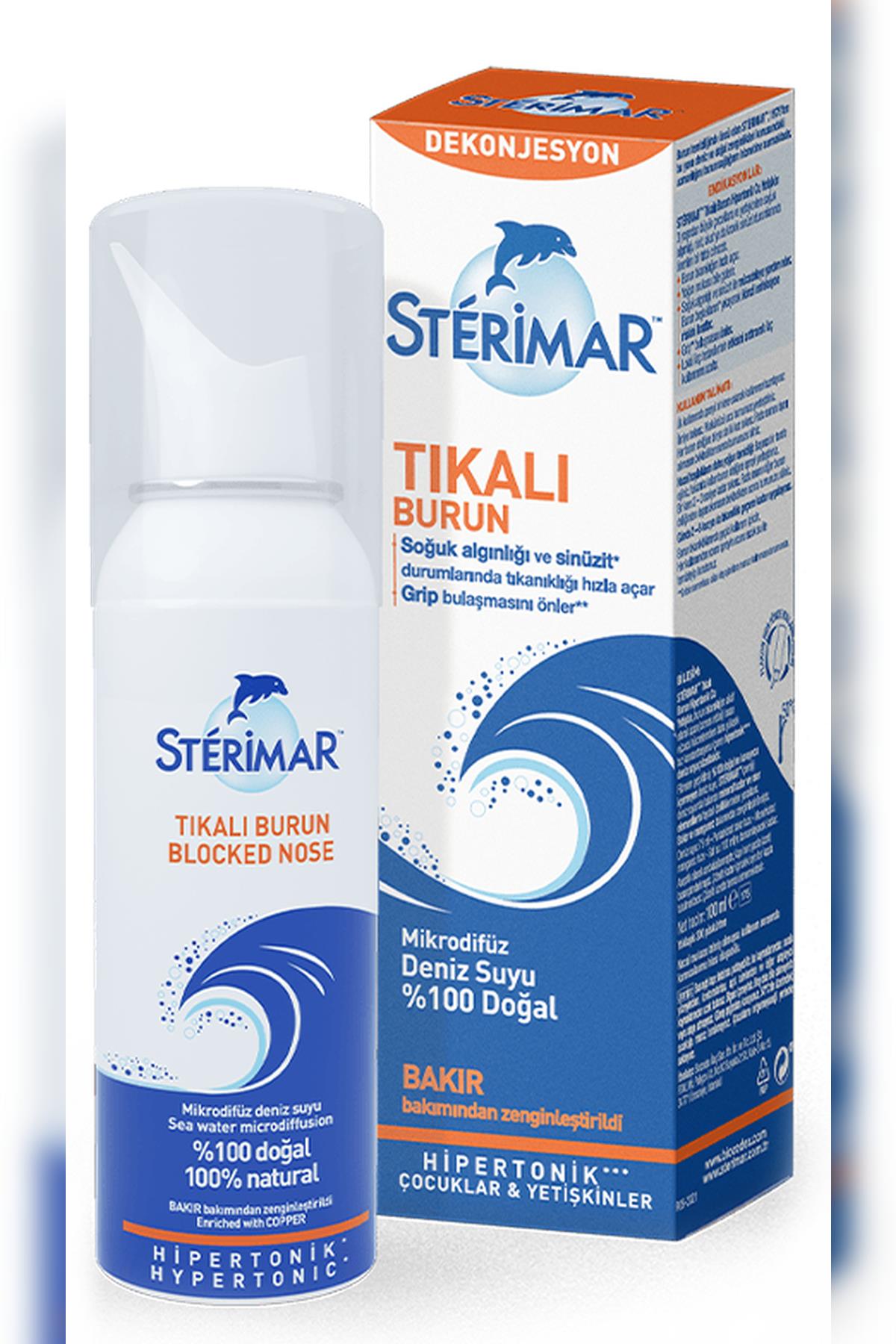 SterimarStérimar Tıkalı Burun Spreyi 50ml3331300097382