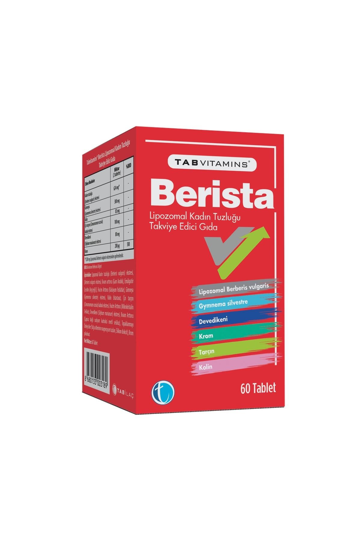 TAB İlaç Sanayi A.ŞTabvitamins Berista 60 Tablet8680133003189