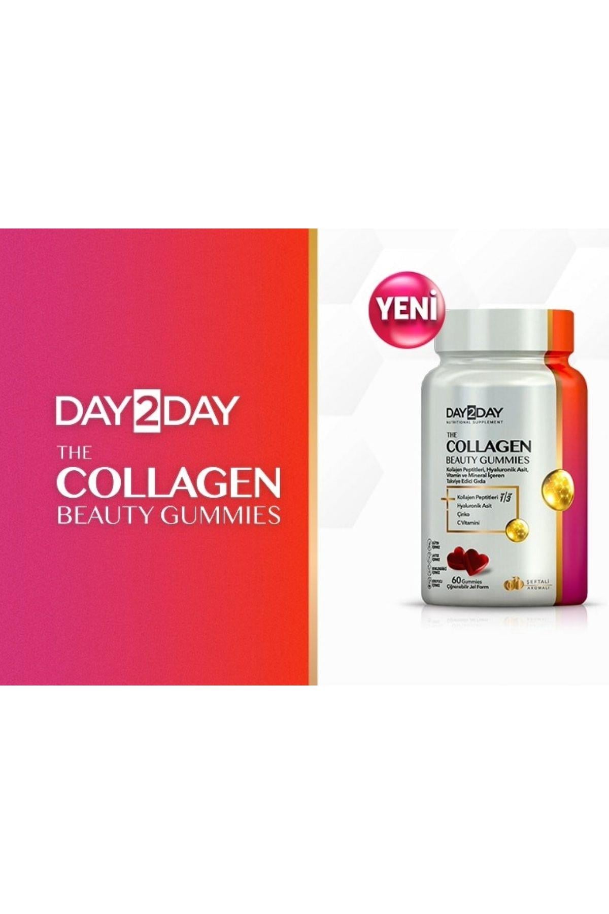 DAY2DAYThe Collagen Beauty Gummies 60 çiğnenebilir Jel Form8697595876275
