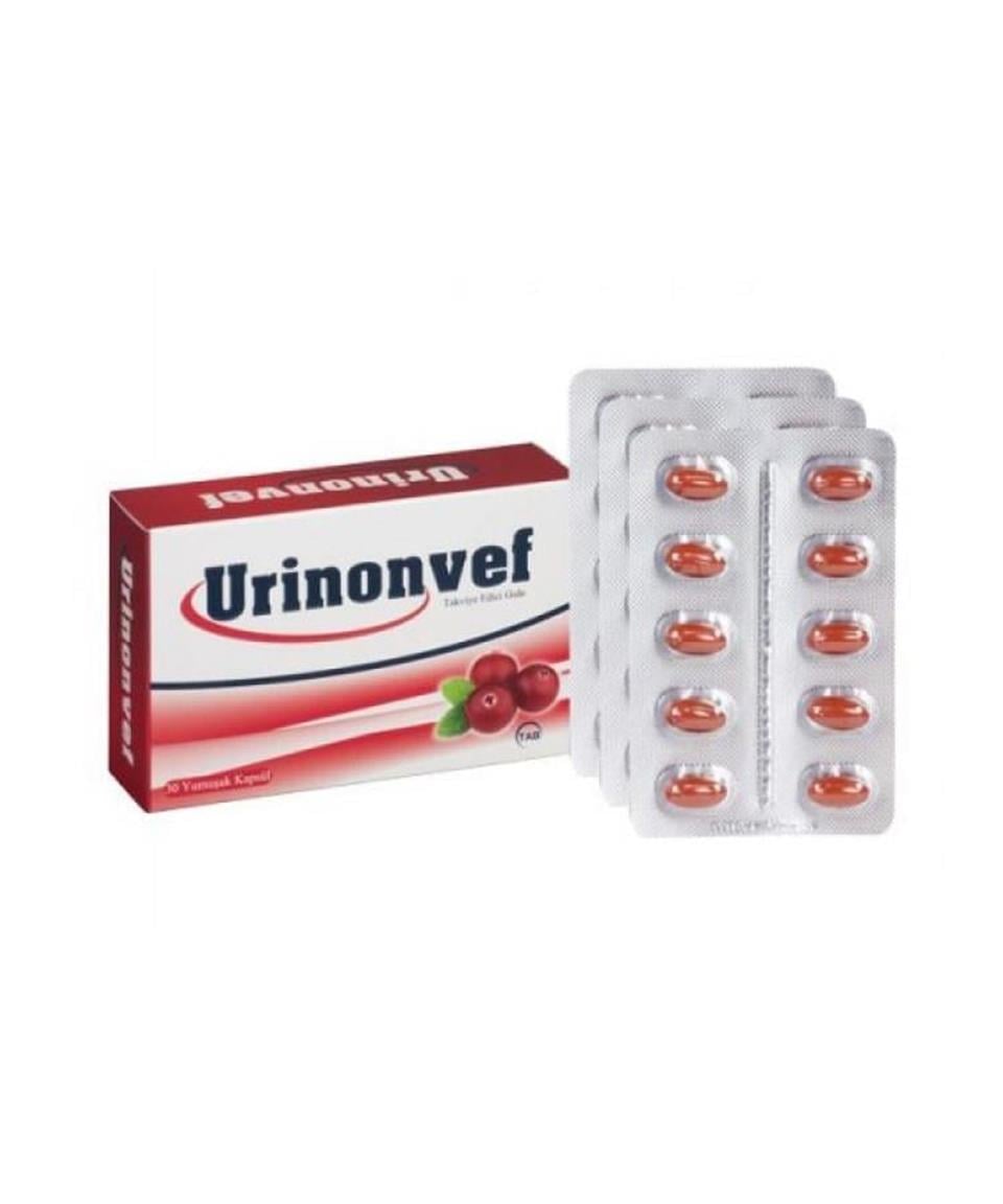 Urinonvef Cranberry 30 Yumuşak Kapsül