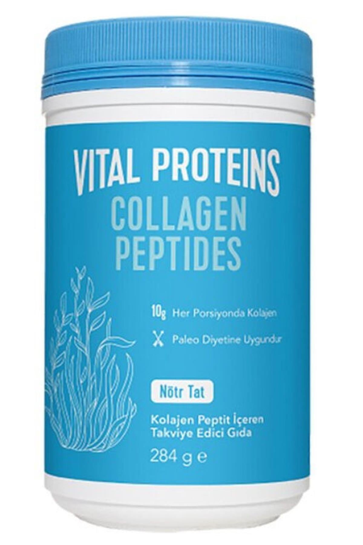 Vital ProteinsVital Proteins Collagen Peptides 284 gr Nötr Tat %100 Hidrolize Sığır Kolajeni8690632064079