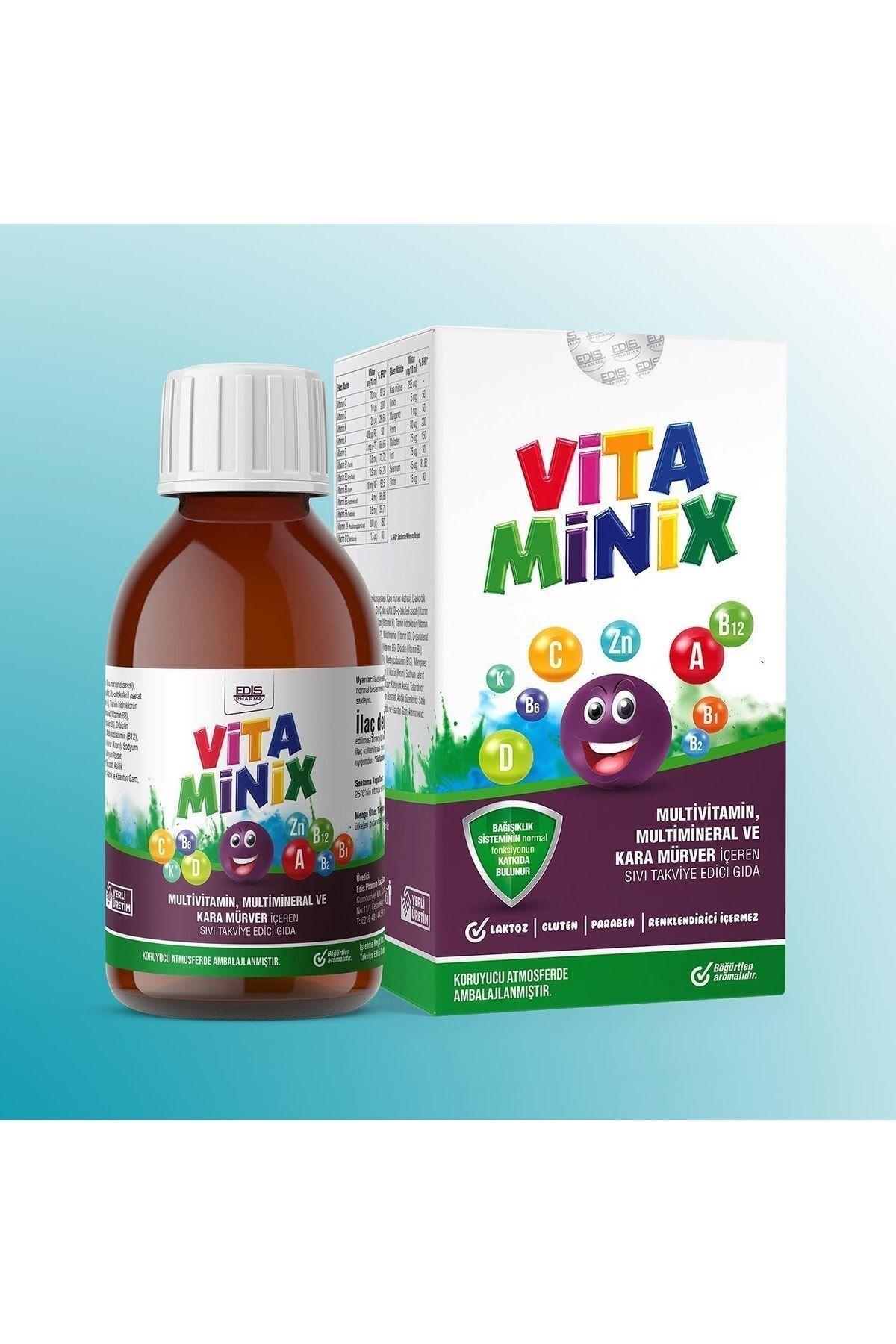 EDİS PHARMAVitaminix Kara Mürver Şurubu 150 ml8681395450230