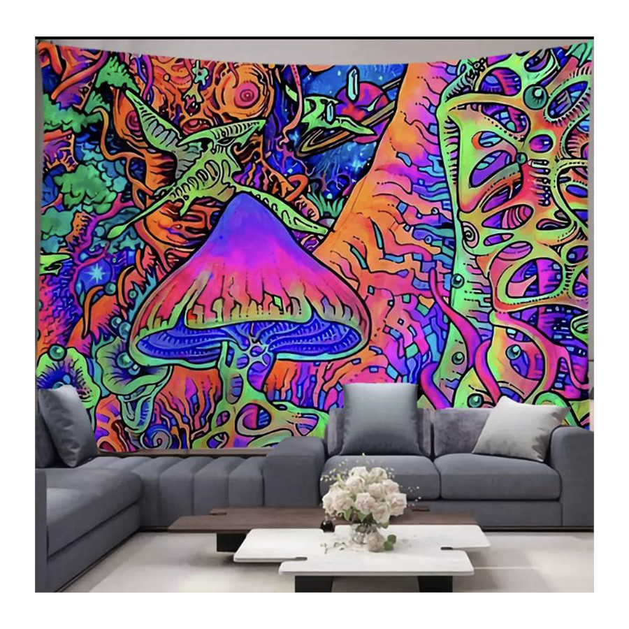 70 X 100 Cm Colors Mushroom Duvar Halısı 