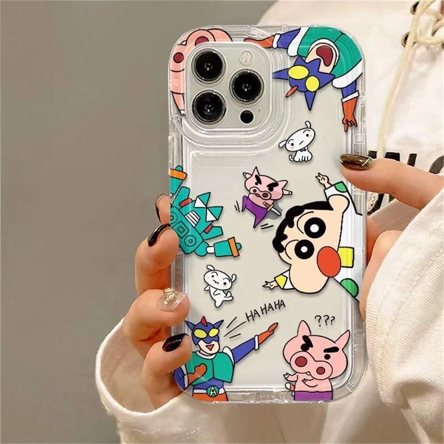 Anime Crayon Shin Chan Kawaii İphone Telefon Kılıfları