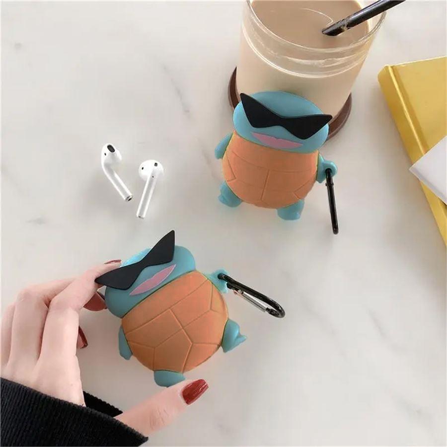 Anime Pokemon - Squrtle Glasses Airpod Kılıf