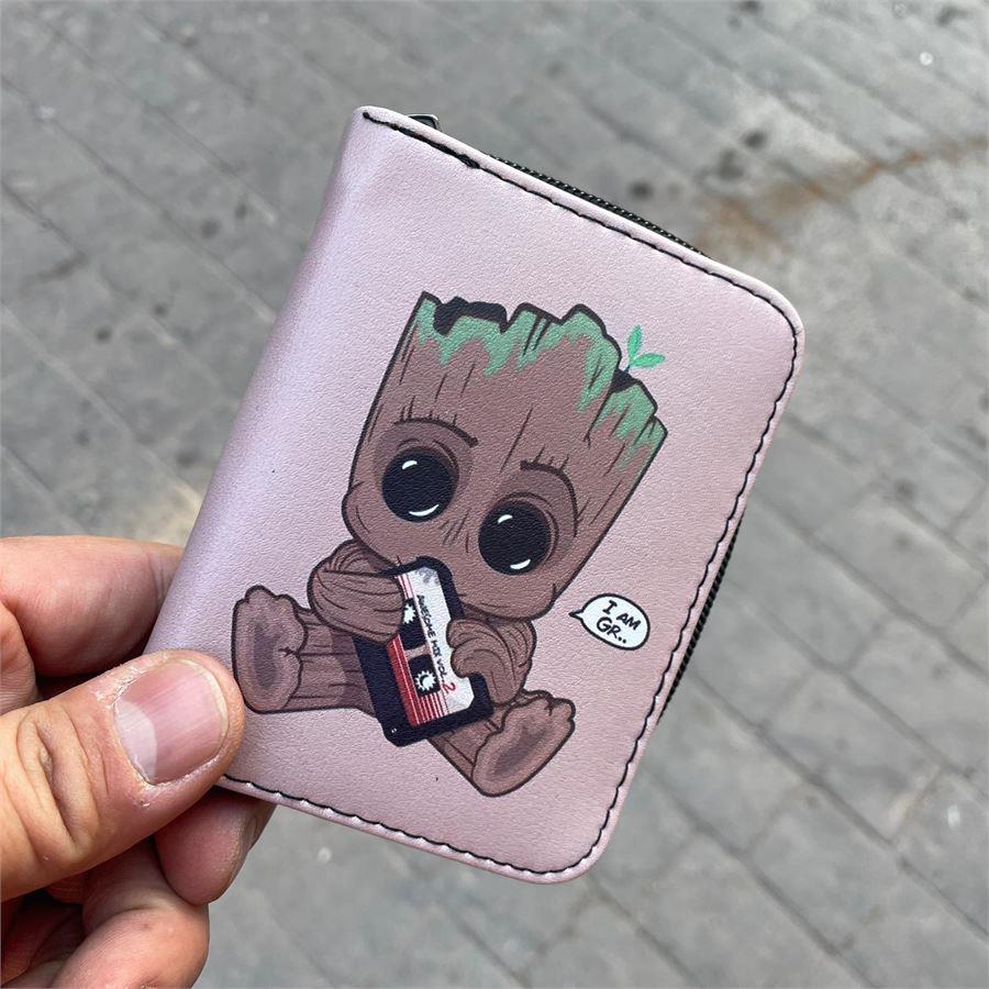 Baby Groot Cassette Kısa Cüzdan