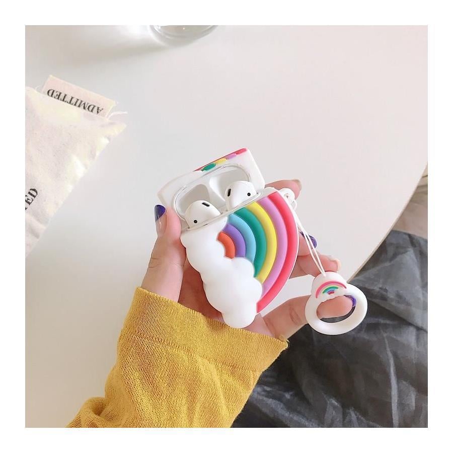 Gökkuşağı Desenli Airpod Kılıf