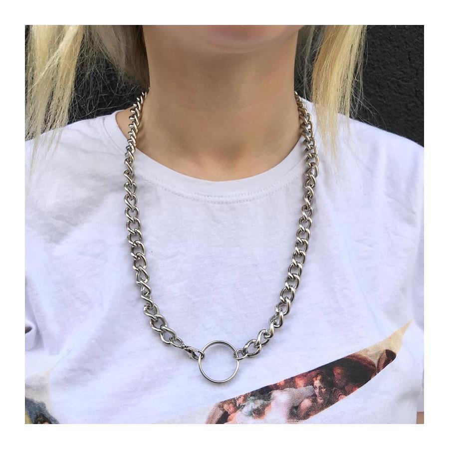 Halkalı Zincirli Kolye