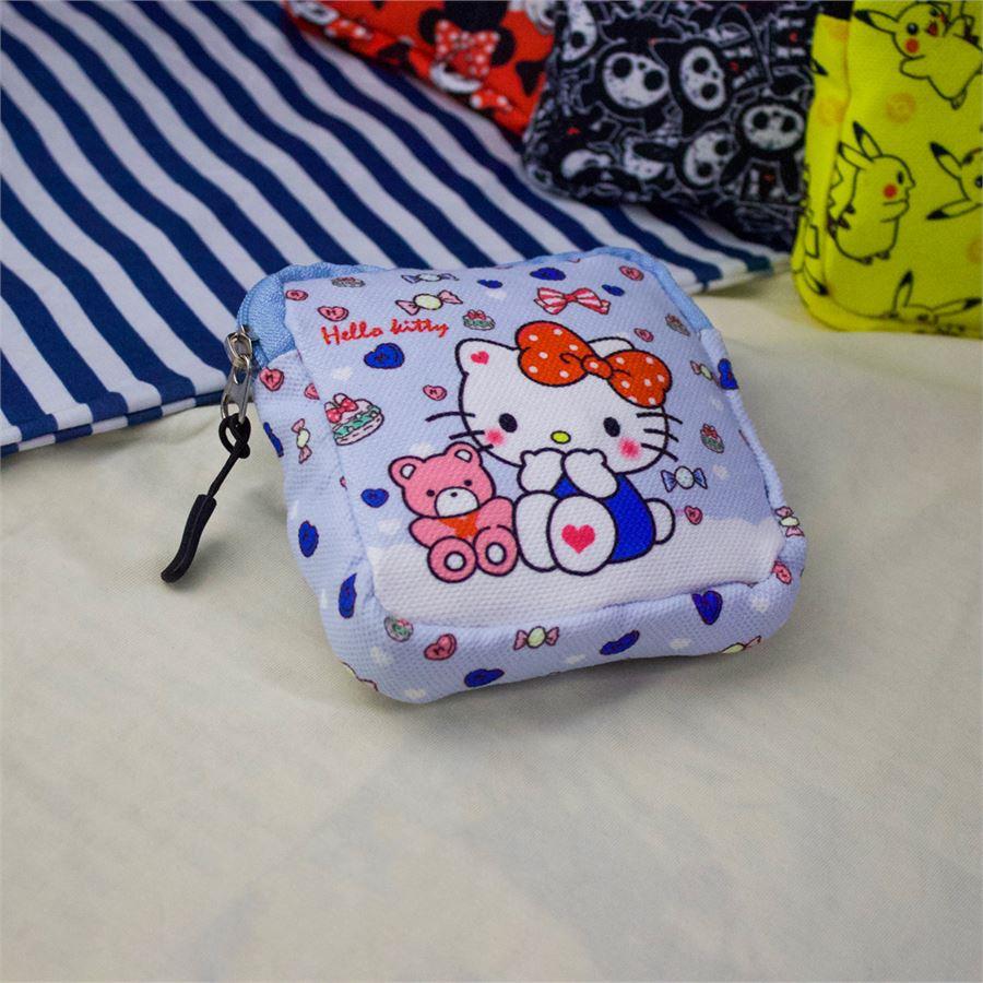 Mavi Hello Kitty - Teddy Friend Makyaj Çantası