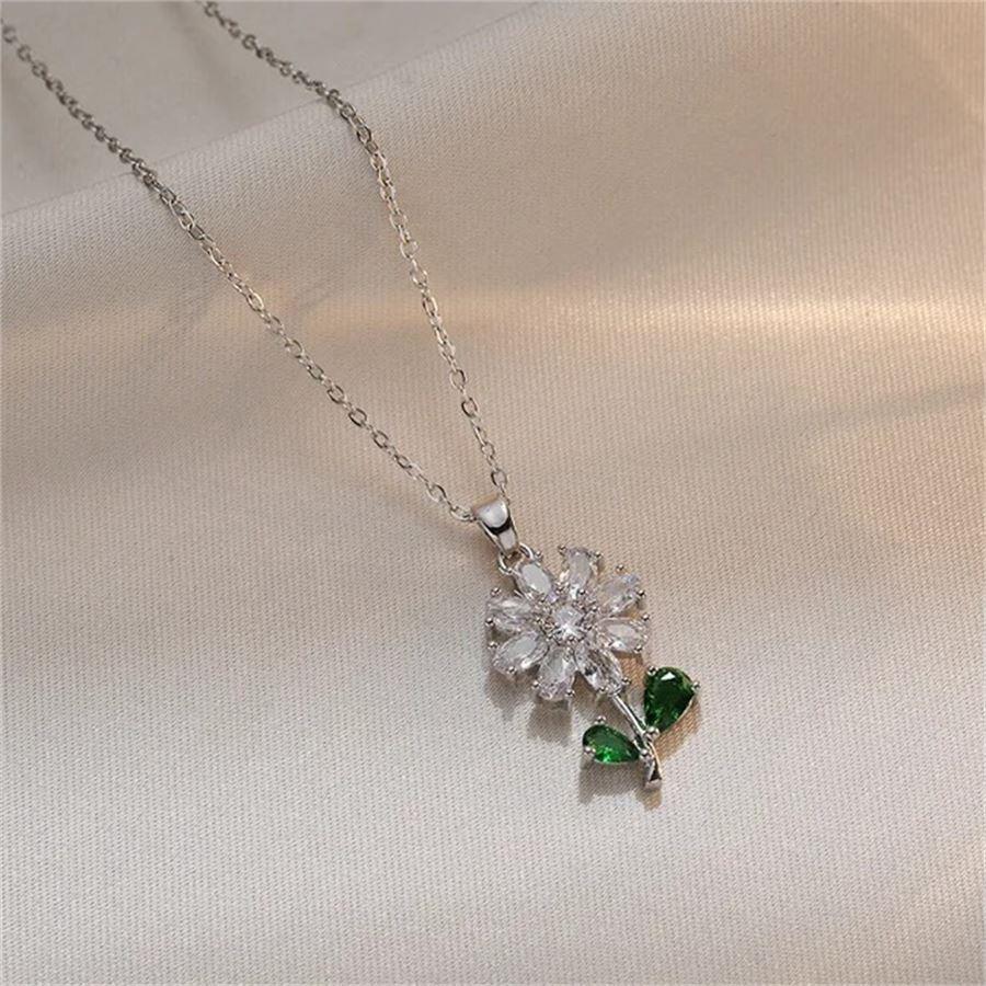 Papatya Zincirli Kolye