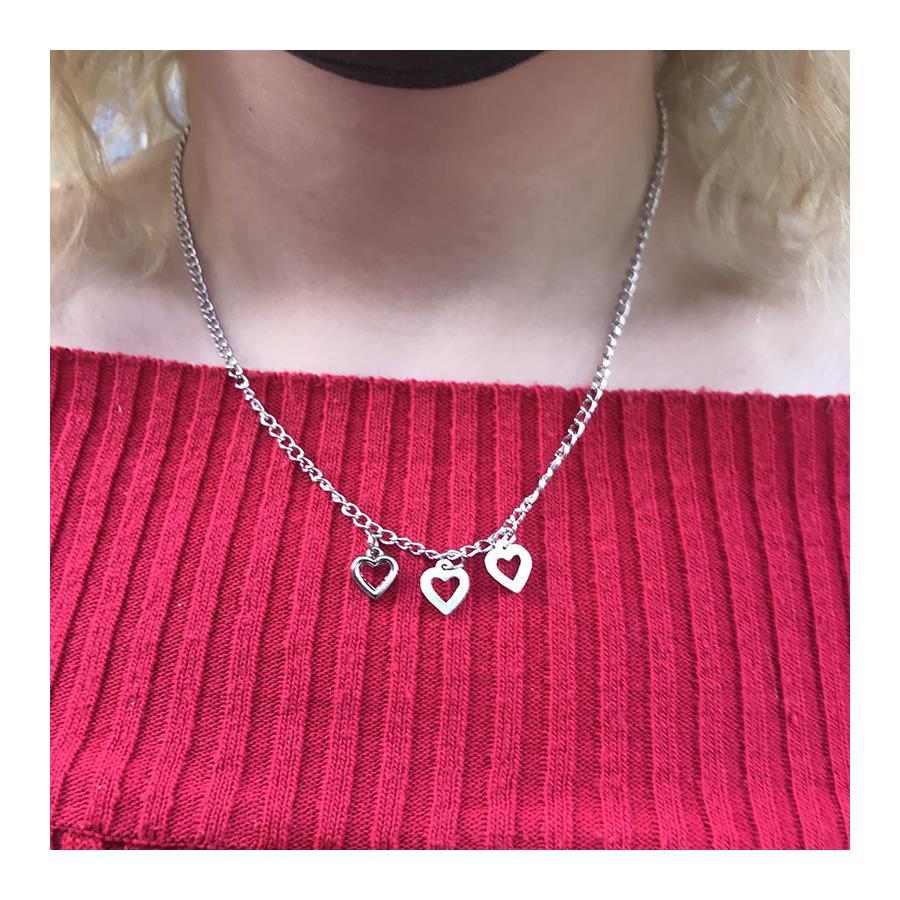 Üç Kalpli Zincir Kolye 