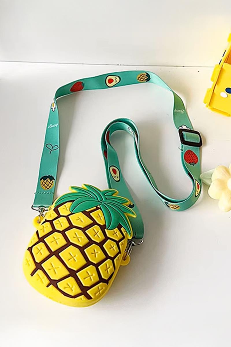 Sarı Ananas Mini Omuz Askılı Çanta