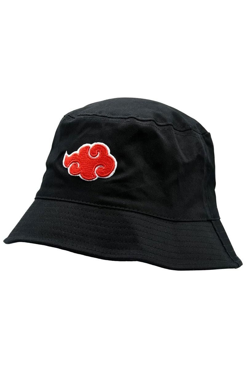 Siyah Anime Naruto Shippuden: Akatsuki Clouds Bucket Şapka