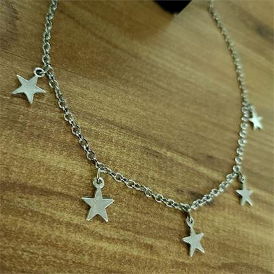 5li Basic Yıldız Motifli Kolye