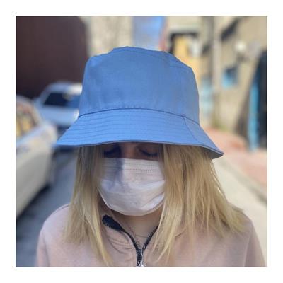 Açık Mavi Bucket Şapka