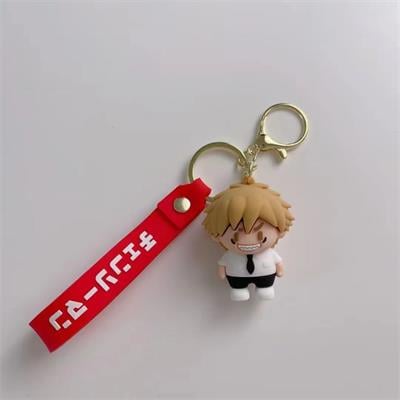 Anime Chainsaw Man - Denji Mini Figür Silikon Anahtarlık