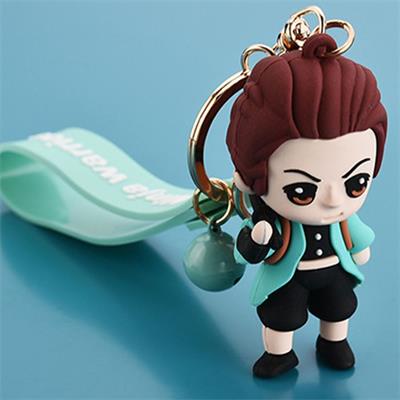 Anime Demon Slayer: Kimetsu No Yaiba Tanjiro Silikon Anahtarlık