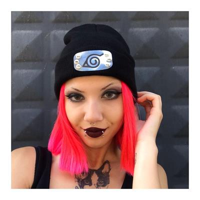 Anime Naruto - Kakashi Hatake Metal İşlemeli Bere