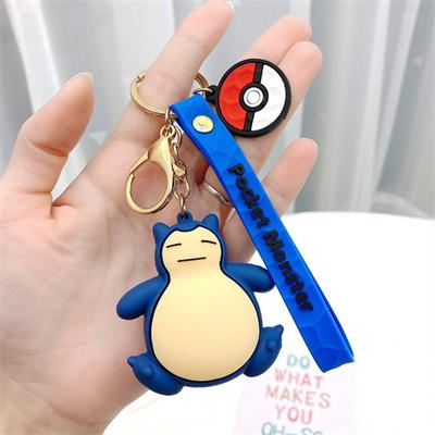 Anime Pokemon - Snorlax Silikon Anahtarlık