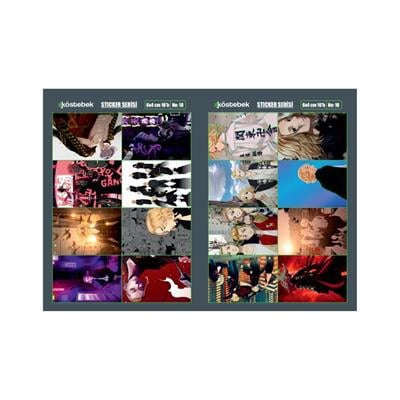 Anime Tokyo Revengers Mickey Kolaj Yapışkan Sticer (A5 No:18)