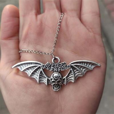 Avenged Sevenfold - Skull And Wings Kolye 