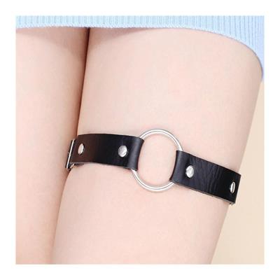 Bacak İçin Punk Halka Deri Tasma